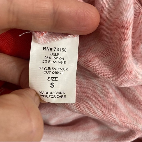 Athleta Small Starfish Orange White Reef Dress Sleeveless Scoop Neck Stretch - Picture 7 of 8